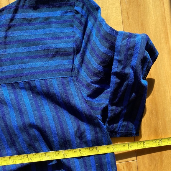 Anthropologie HD in Paris Blue Striped Shift Dress - Picture 8 of 11